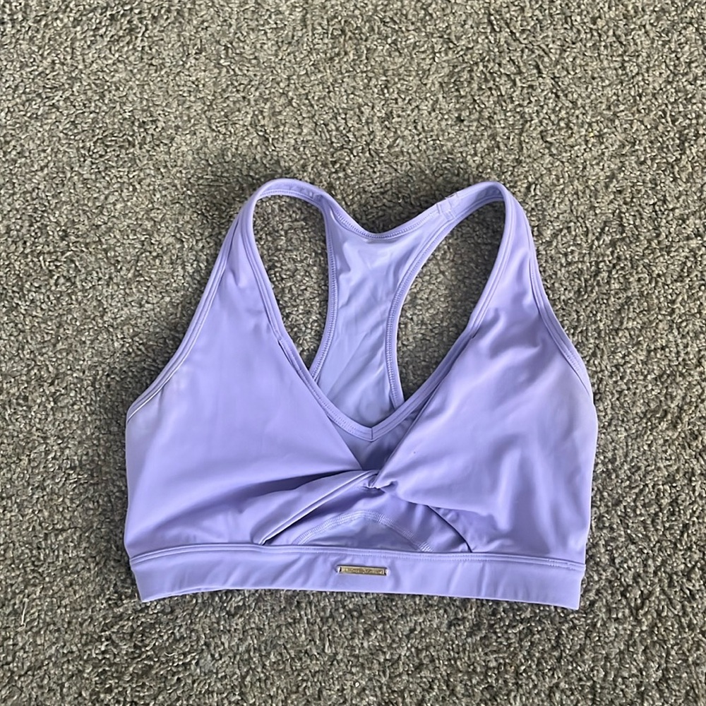 Gymshark Whitney Simmons lavender sports bra